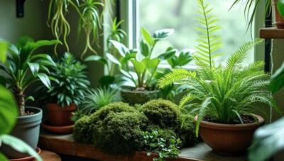 Plantas pequeñas que viven en ambientes húmedos
