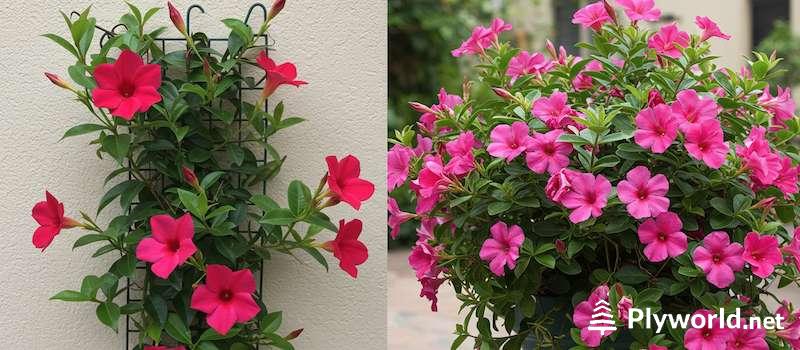 diferencia entre mandevilla y dipladenia