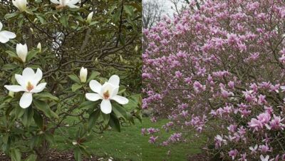 diferencia entre magnolio y magnolia